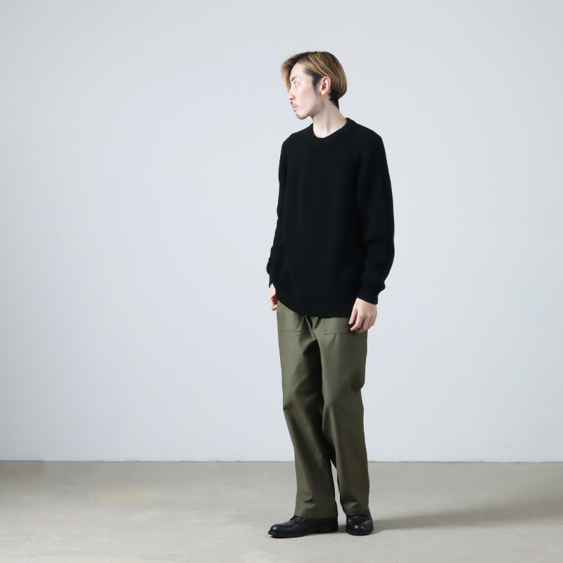 BATONER (バトナー) men SIGNATURE CREW NECK / シグネチャークルー