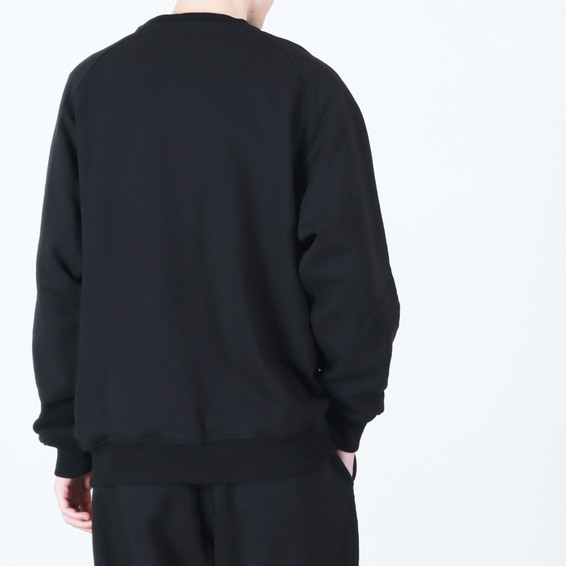 COMOLI (コモリ) コットン裏毛 クルーネック