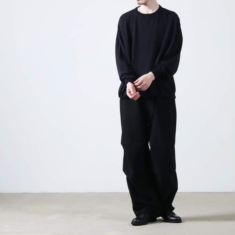 COMOLI (コモリ) ウール クルーネックニット