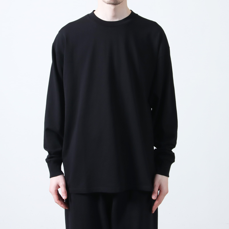 COMOLI (コモリ) コットンジャージ 長袖Tシャツ