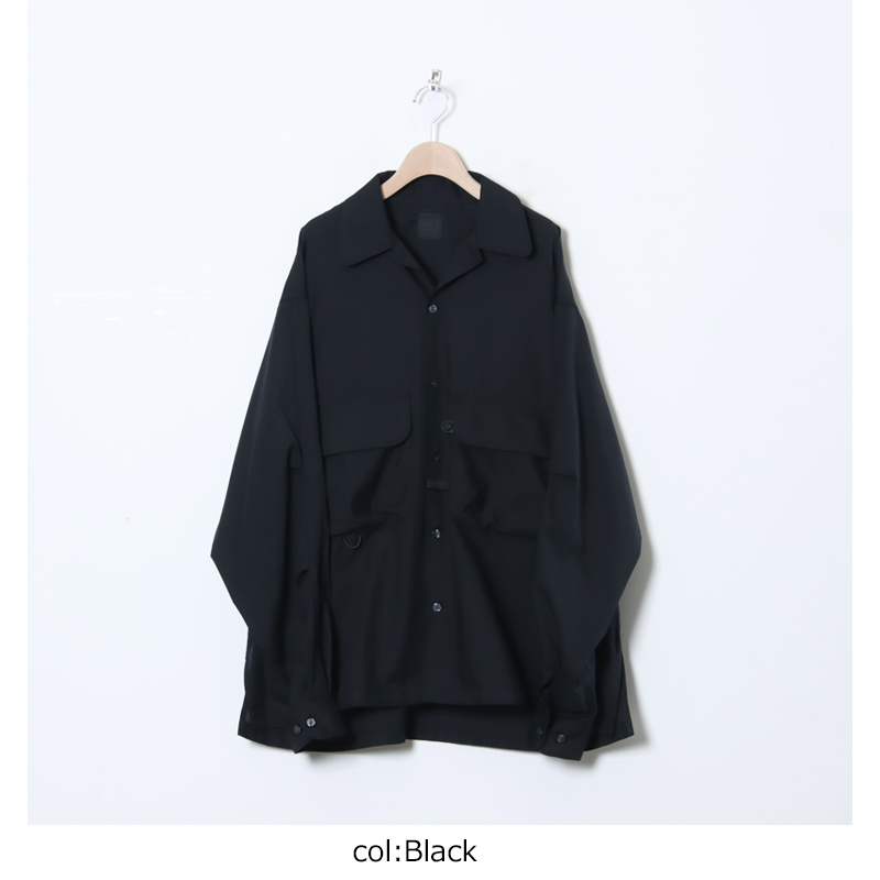 DAIWA PIER39 (ダイワピア39) TECH SPORTS OPEN COLLAR SHIRT L/S