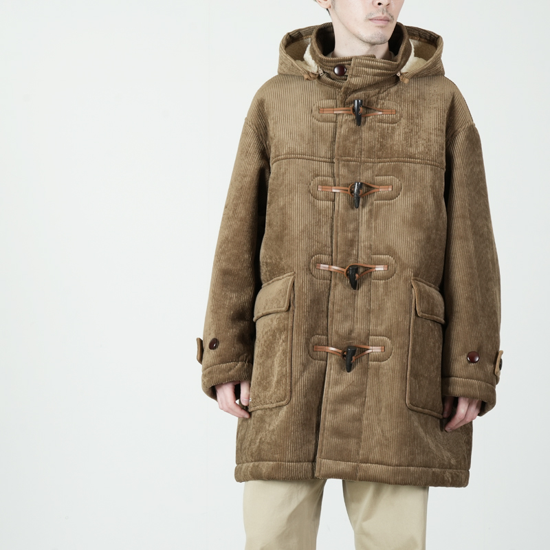 Fresh Service (フレッシュサービス) SHERPA CORDUROY DUFFLE COAT