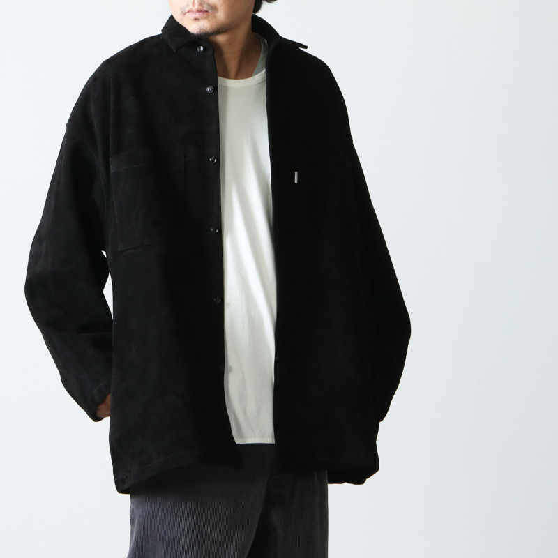 Graphpaper (グラフペーパー) Goat Suede Box Shirt Jacket / ゴート