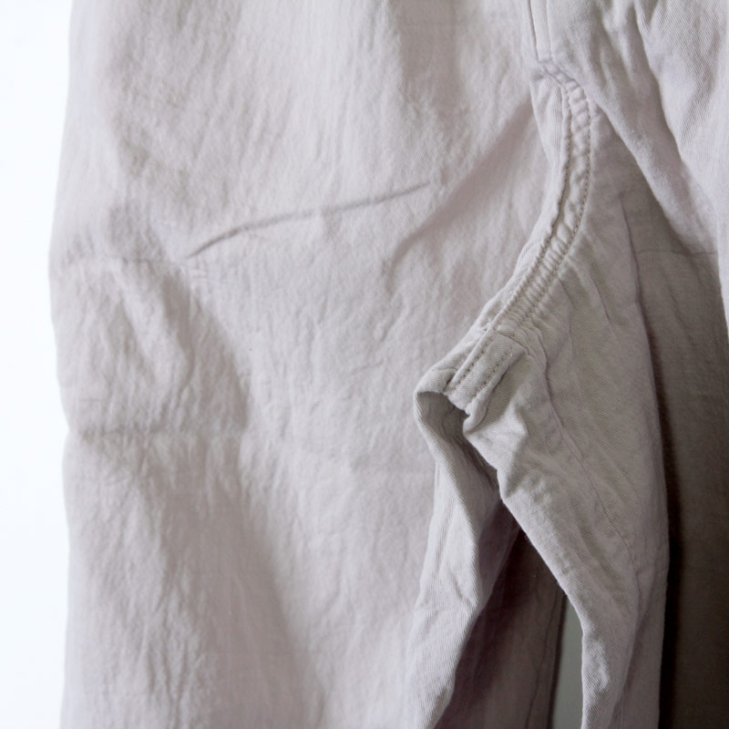 HARVESTY (ハーベスティ) クロップドサーカスパンツ 二重織ツイル