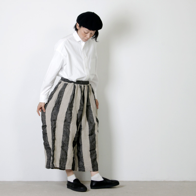 ICHI Antiquites (イチアンティークス) 琴平炊きリネンストライプ
