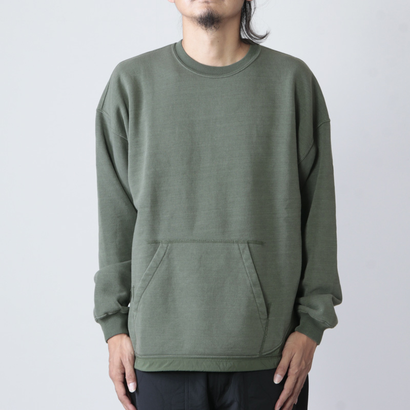 REMI RELIEF (レミレリーフ) ×BRIEFING T/C 裏起毛スウェットクルー