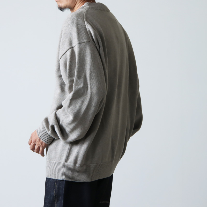 STUDIO NICHOLSON (スタジオニコルソン) SOLA V NECK JUMPER
