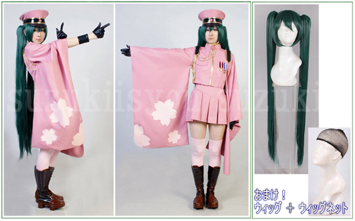 千本桜 コスプレ VOCALOID ボーカロイド 千本桜 初音 ミク 振袖軍服