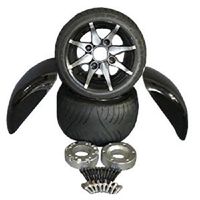 ジャイロキャノピー/UP/X用 ホイール タイヤ スペーサーセット 225/45