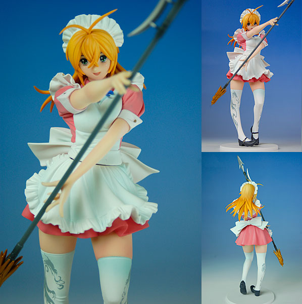 一騎当千 孫策伯符 ピンクメイドVer. 完成品フィギュア