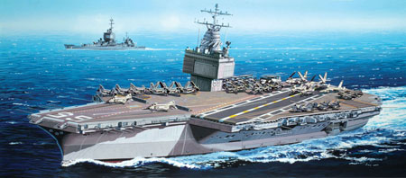 グリーンボックス 1/700 アメリカ海軍原子力空母 U.S.S.