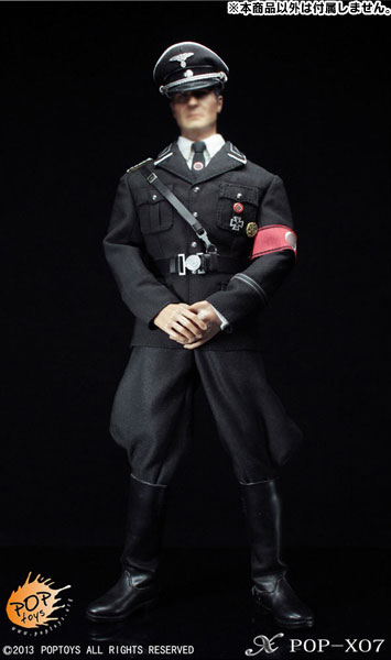 ポップトイズ 男性服 WWIIドイツ軍 将校ユニフォーム セット（ブラック