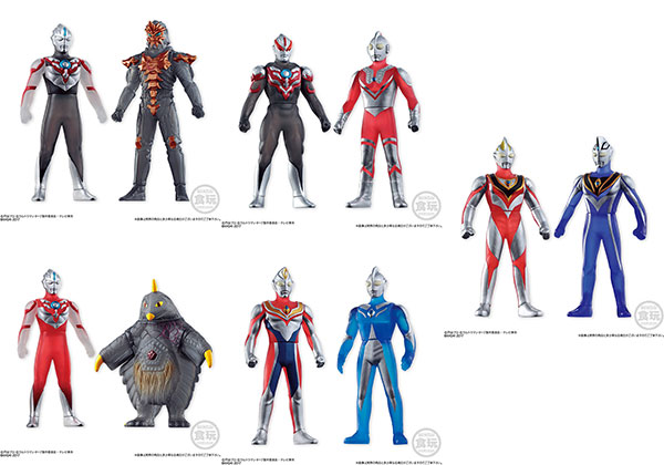 ソフビヒーローVSウルトラマン対決セット オーブ激闘編 12個入りBOX