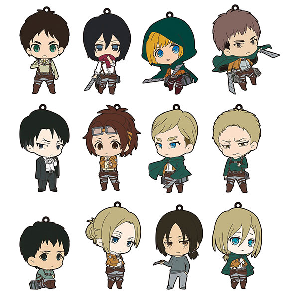 進撃の巨人 ラバーストラップコレクション 12個入りBOX[ムービック