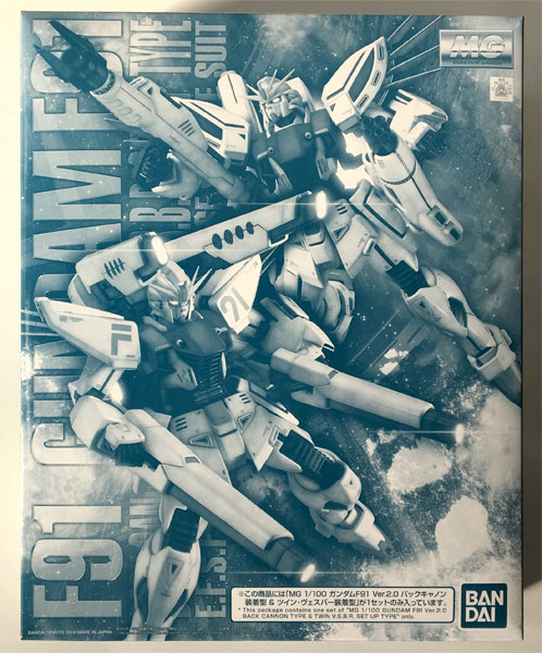 MG 1/100 ガンダムF91 Ver.2.0 バックキャノン装着型＆ツイン