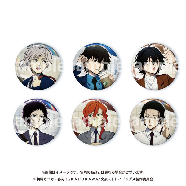 文豪ストレイドッグス 出張シリーズ トレーディング缶バッジ 6個入り