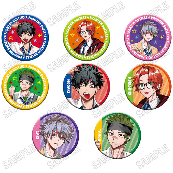 ファントムバスターズ 描き下ろし缶バッジコレクション 8個入りBOX