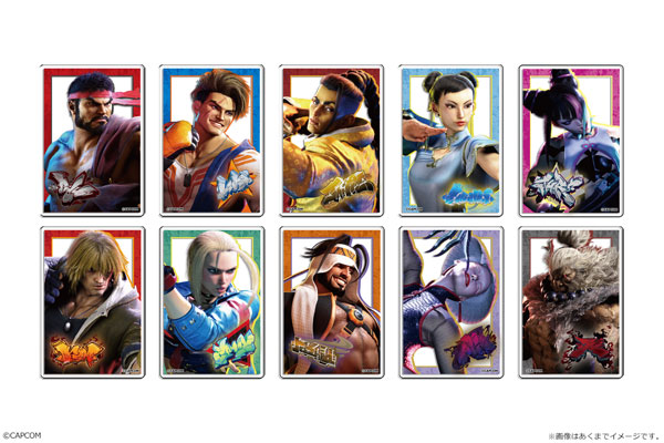 ストリートファイター6 トレーディングアクリルカード 10個入りBOX