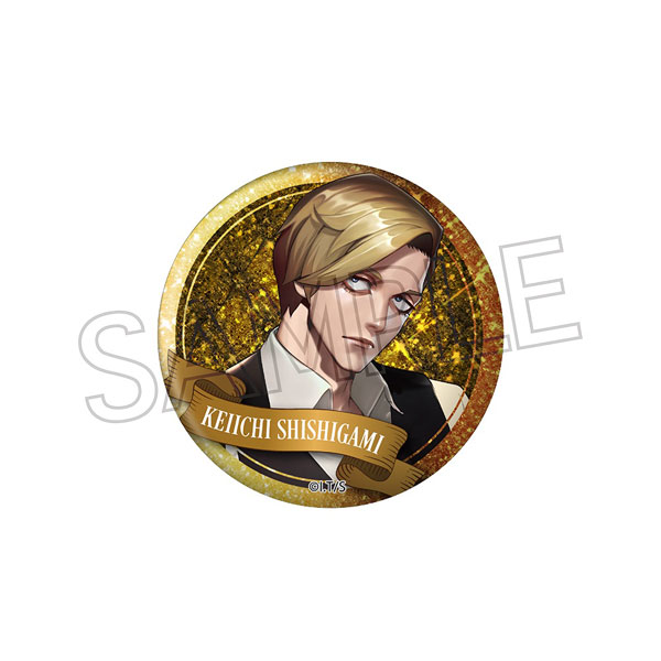 ジャンケットバンク グリッター缶バッジ 獅子神敬一[ツインクル]《在庫