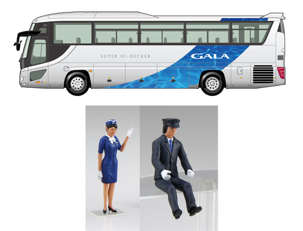 1/32 観光BUSシリーズ No.3 EX-1 いすゞ ガーラ スーパーハイデッカー