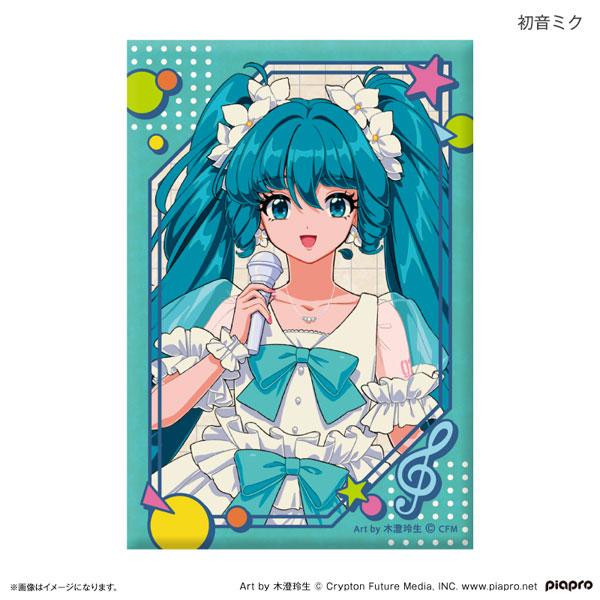 ピアプロキャラクターズ 昭和アイドル 缶マグネット 初音ミク