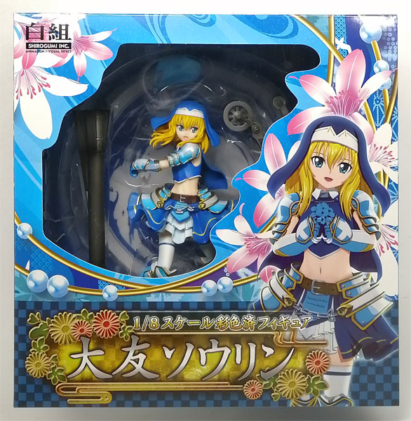中古】(本体A/箱B)戦国乙女 大友ソウリン 1/8 完成品フィギュア(白組