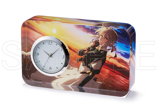 限定販売】ヴァイオレット・エヴァーガーデン クリスタル時計 TypeB