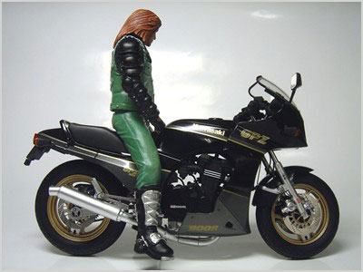 スタチュー＋バイクセット 1/12 キリン チョースケ＋GPz900R改