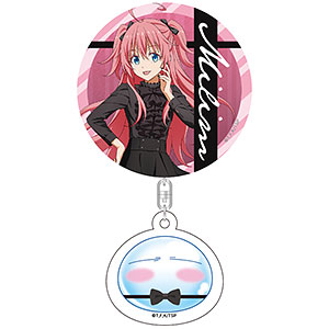 転生したらスライムだった件 アクリルチャーム付き缶バッジ(礼服