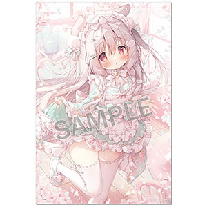 桃豆こまもち B2タペストリー -Sweet Night-らいらちゃんExtraEdition