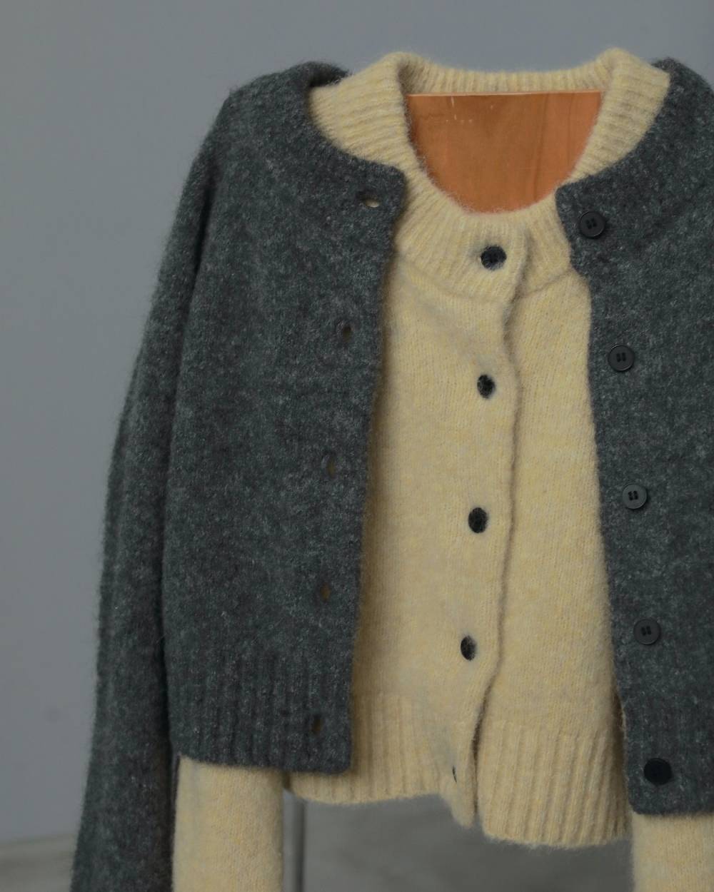 ànuke online store（アンヌーク） / Melange Knit CardiganMelange