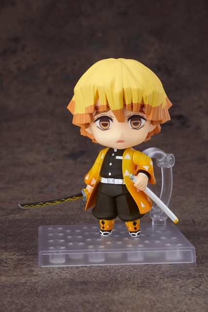 鬼滅の刃』我妻善逸がねんどろいど化「特製 アクリル製台座」付属