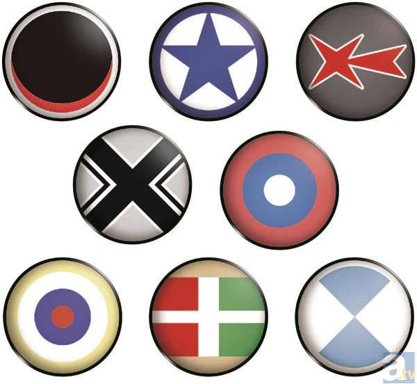 ストライクウィッチーズ2』国籍マーク缶バッジがGEO限定で登場