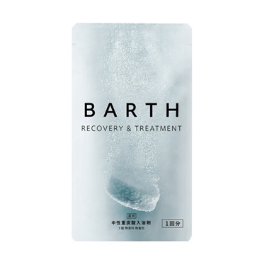薬用 BARTH 中性重炭酸入浴剤 3錠45g バース BARTH アース製薬 【医薬