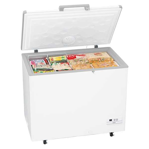 ハイアール 319L 冷凍庫 JF-MNC319B-W【標準配送料2000円＋標準設置料