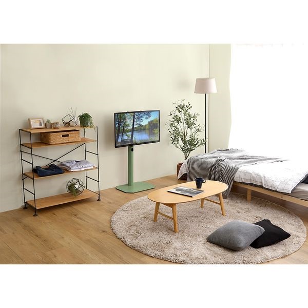 美しいフォルムの八角壁寄せテレビスタンド | イオンスタイル