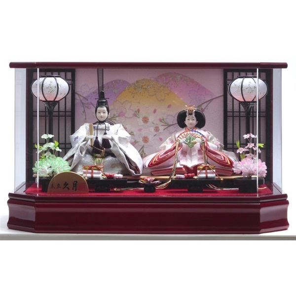 久月 親王ケース飾り「鈴音」 4960282394203 ひな人形 雛人形 | イオン