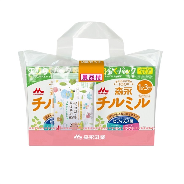 森永 チルミル エコらくパック つめかえ用 800g×2箱セット 粉ミルク 1