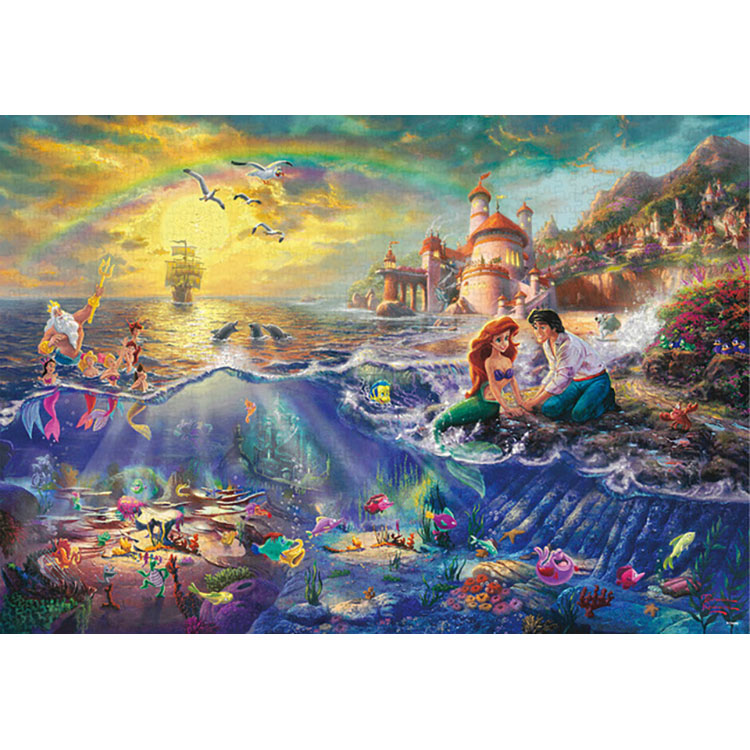 ジグソーパズル ディズニー TheLittleMermaid 1000ピース (完成サイズ