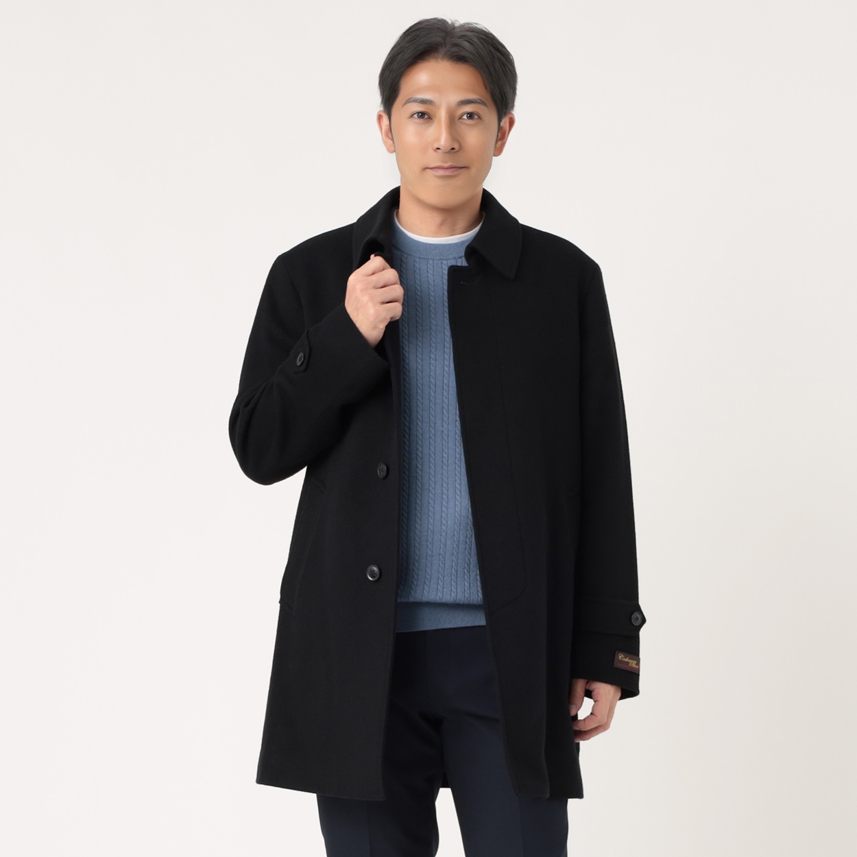 ステンカラーコートカシミヤ混 メンズ | イオンスタイルオンライン