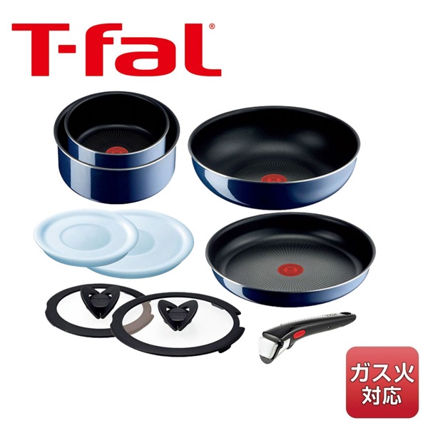 T-fal インジニオ・ネオ ロイヤルブルー・インテンス セット9 ガス火