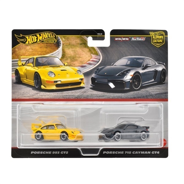 HRR82-9866 ホットウィール プレミアム 2パック ポルシェ 993 GT2
