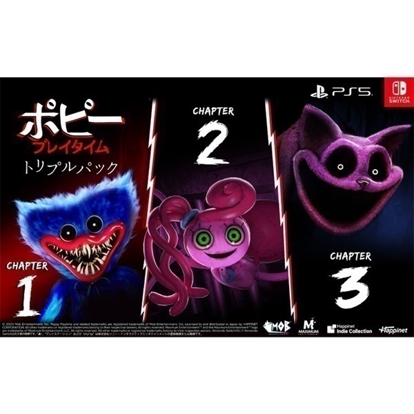 Nintendo Switch ポピープレイタイム トリプルパック お一人さま3点