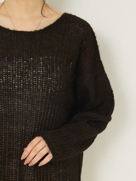 モヘアライクシアーニット｜OUTLET / アウトレット