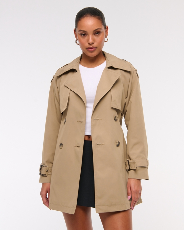 Women's Mid-Length Trench Coat | Women's Coats & Jackets