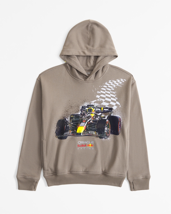boys oracle red bull racing graphic popover hoodie | boys