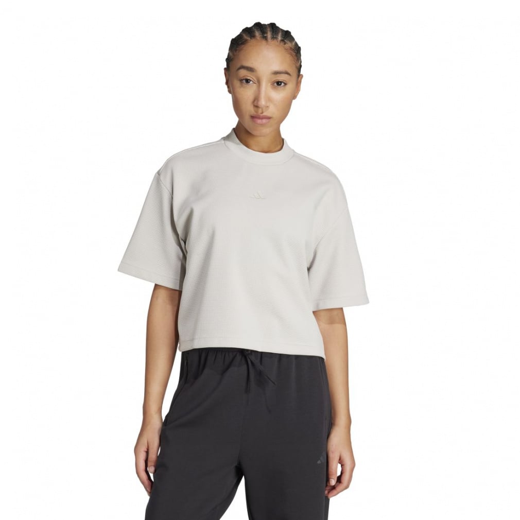 アディダス レディース 半袖 Tシャツ ヨガモーション ワッフル 半袖T