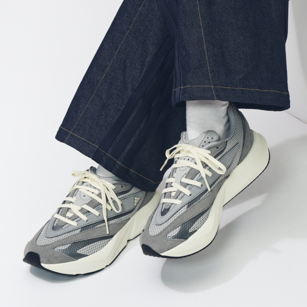 アディダス ライトストライド IH8606 レディース スニーカー ： グレー