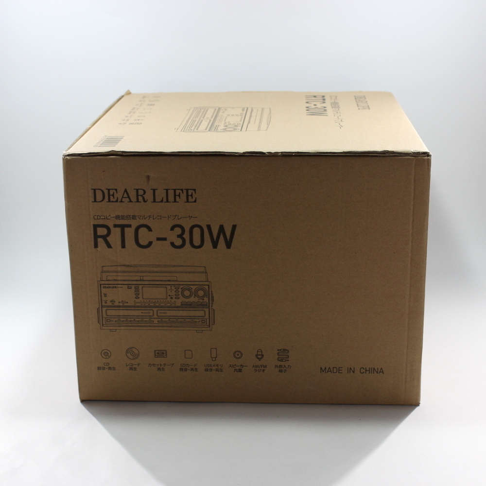 新品】1円～ PIF 未使用 RTC-30W DEAR LIFE ◇ CDコピー機能搭載マルチ