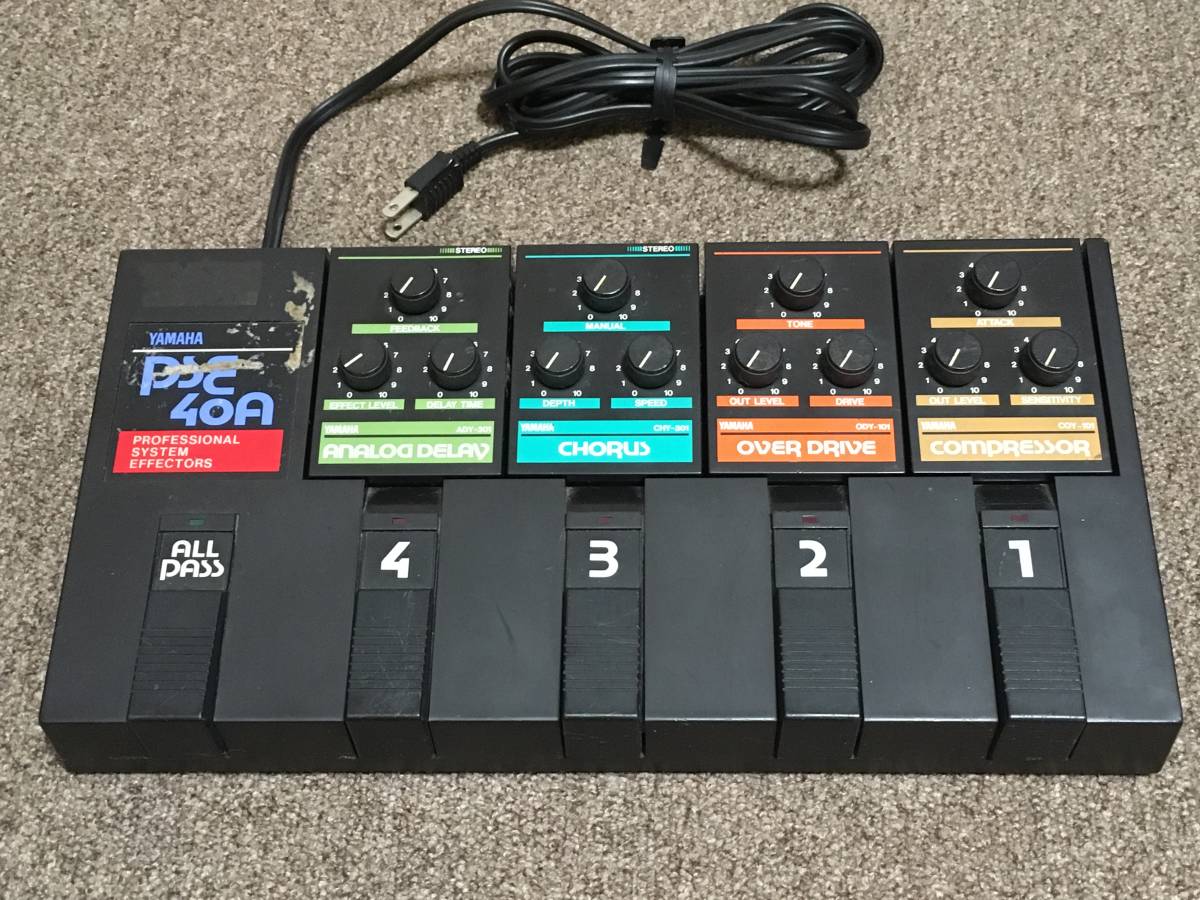YAMAHA レア！YAMAHA PSE40A VINTAGEマルチ 入れ替え可能 EQ OD NG FR